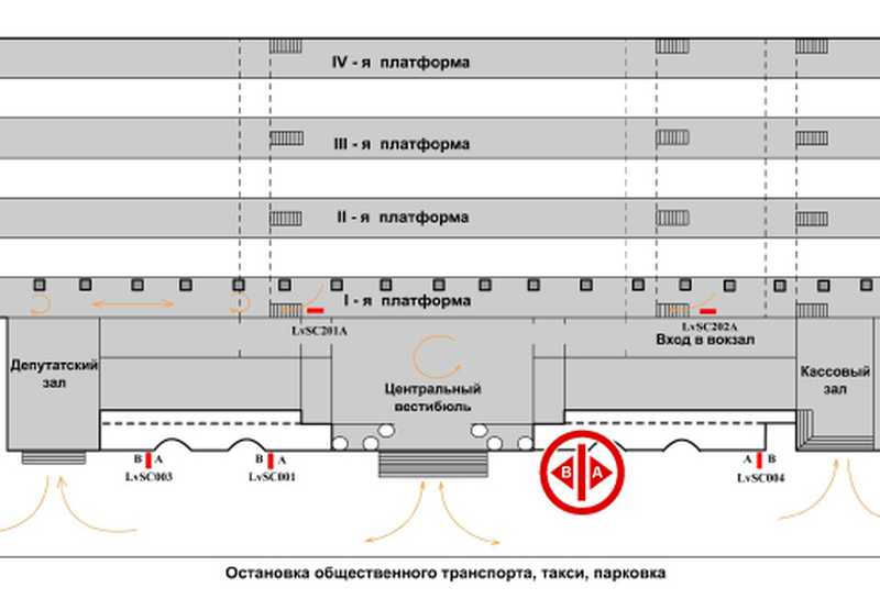 Схема вокзала екатеринбург пассажирский