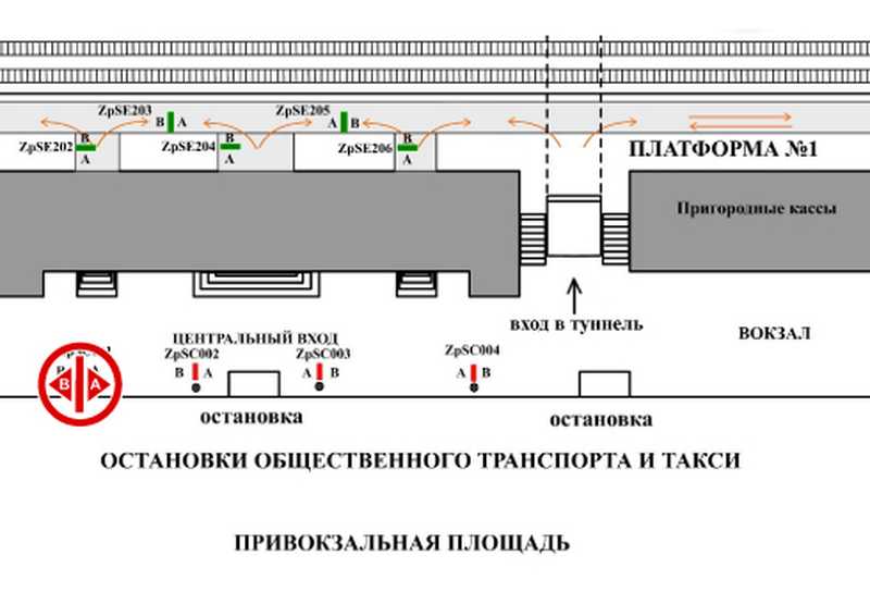 Схема станции хабаровск 1