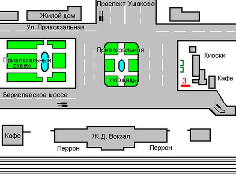 Карта привокзальной площади екатеринбурга